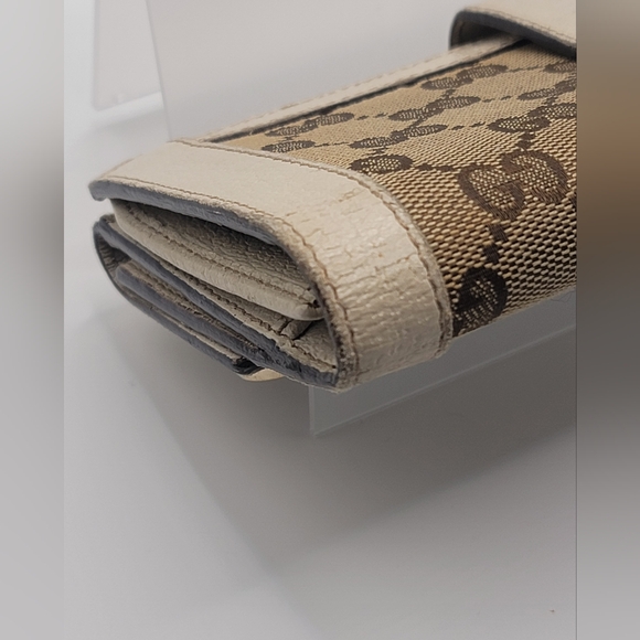 GUCCI GG CANVAS CHARMY CONTINENTAL WALLET - Picture 6 of 13